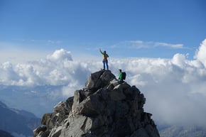 Auf dem Gipfel des Diechterhorn 3388m