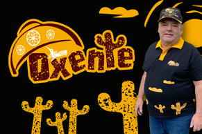 oxente, guía turístico, historia, pedro, logo de oxente, recife, tienda oxente, viajes a brasil, cactus, experiencia de vida, alegría de vivir