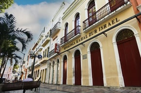 sinagoga kahal zur israel, קהל צור ישראל, recife, pernambuco, brasil, casco antiguo de recife, barrio portuario, comunidad de israel, isaac aboab da fonseca, museo judío, baño mitzvá