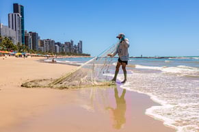 stadtstrand, boa viagem, recife, nachtleben, party, beleuchtete promenade, beach volleyball, restaurant, churrascaria, kokosnuss, brasilien