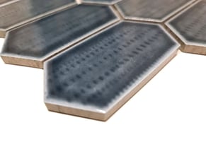 mosaico ceramica nero