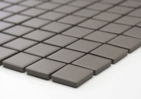 mosaico non smaltato opaco colore grigio. 3,40 Euro al foglio