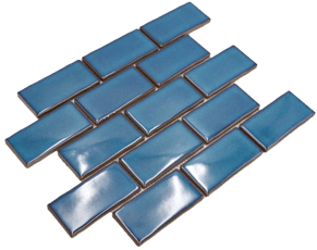 Mosaico Mattoncini in ceramica