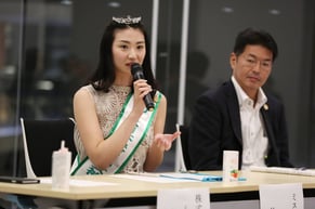 ミス日本みどりの女神佐野加奈さん