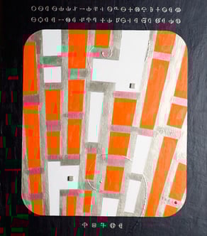 THE SOUL  1    455mm×530mm   F10   Acrylic, wood   2016