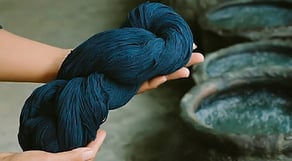 インディゴ染、作業工程