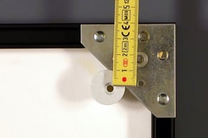 Alu - Wechselrahmen - mit Bildaufhänger ergänzt.