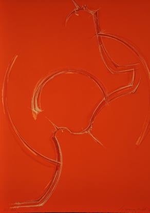 Grafik schwebend aufgelegt