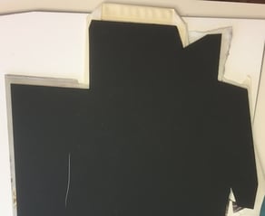 Grafik schwebend aufgelegt