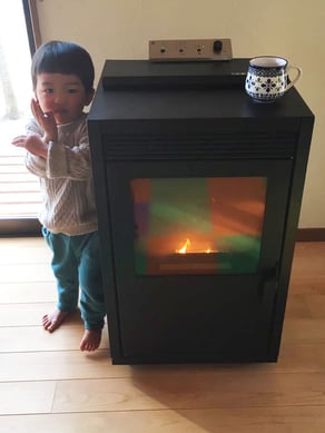 ペレットストーブ設置事例