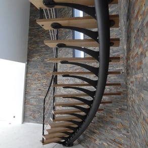 Métalu d'Oc Gard escalier métal bois