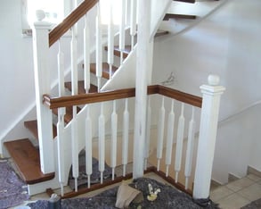 Wangentreppe Buche, "Barge" (4) - Foto: KÄPPLER BauTischlerei