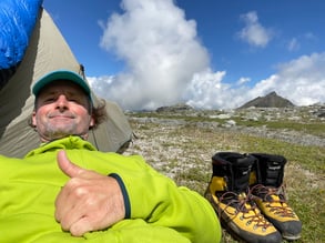 Der Blick zu mir... und...