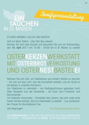 dieartige - Grafik | St. Marien Greifswald, Ostermarkt2017