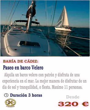 paseos en velero desde El Puerto