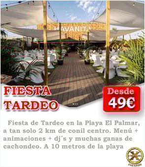 fiesta tardeo el palmar despedidas cadiz