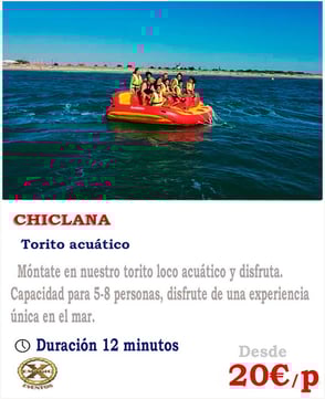 alquiler de torito acuático cadiz