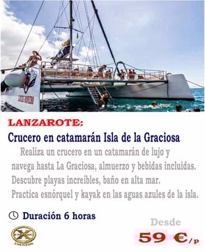 Crucero en Catamarán Lanzarote