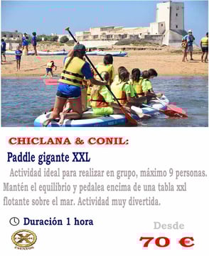 paddle surf xxl en Cádiz