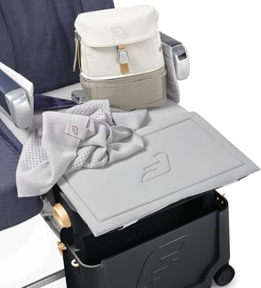 Reisegepäck Kleinkind im Flugzeug