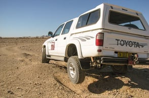 Gästefarm Ababis, Fahrsicherheitstraining, Namibia, Foto: Ria Henning-Lohmann