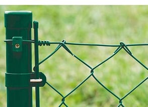 Drahtzaun Zaun Gartenzaun Metallzaun grün Gittermattenzaun Mattenzaun Gittermatte