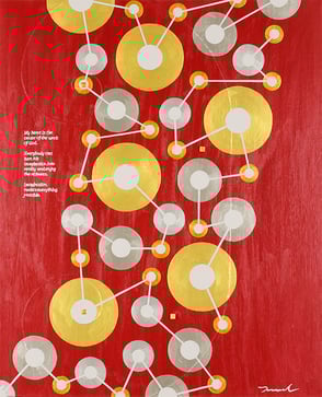 Milky Way 9    F15   530mm×652mm   Acrylic, wood 2019