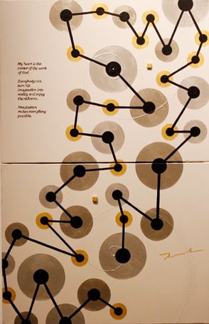 Milky Way 2 F6×2   410mm×636mm   Acrylic 2015