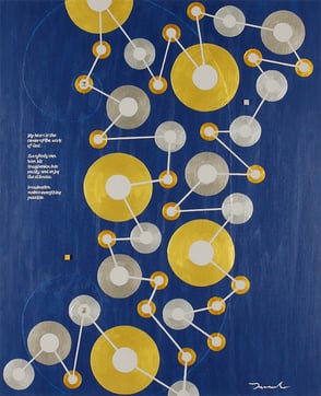 Milky Way 8    F15   530mm×652mm   Acrylic, wood 2019