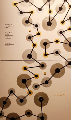 Milky Way 3 F8×2   455mm×760mm   Acrylic 2015