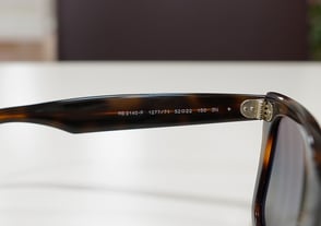 メガネ・サングラスのサイズや品番の写真