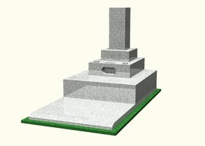 深谷石材店：cube