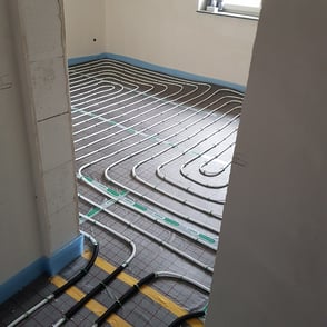 Hausbau: Rohinstallation Heizung & Sanitär