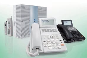 ビジネスホン新設工事の説明画像です。