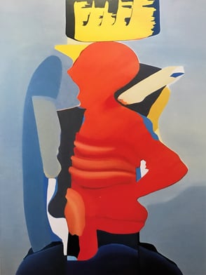 Der König, Öl auf Leinwand