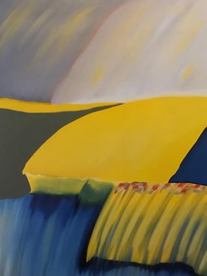 Raps 3, Öl auf Leinwand