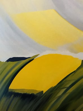 Raps 2, Öl auf Leinwand