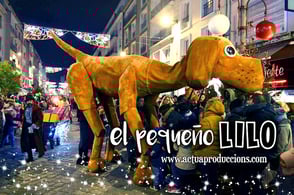 Espectáculos con marionetas gigantes Navidad