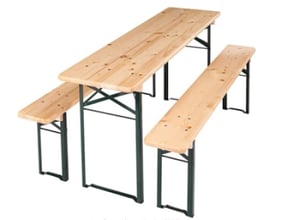 Biertischgarnitur leihen