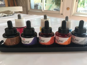 Encres aquarelles Aix en Provence