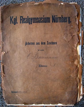 1897/98 Kunstmappe 7.Klasse