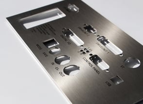 Front panels and front covers printed using screen printing