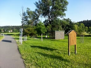 Radabstellanlagen, Rastplatz, Themenradweg