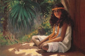 mandis haus, sagen der indianer, indianische weissheiten, brasilien, maniok, gemälde von helen dranga, amazonas, naturschutz, indigene legende, grundnahrungsmittel, tränen des lebens