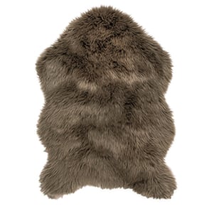 Schapenvacht, Imitatie vacht, Taupe, Sheepskin
