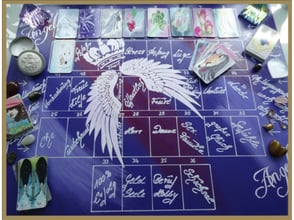  Häuserschablone für Lenormandkarten - Cardboard "Angel"