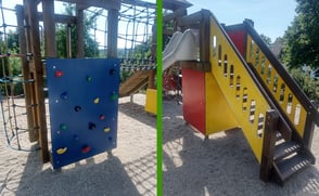 Spielgeräte aus Holz für Spielplätze © CASA VARIO GmbH - Holzhäuser und Individuelles aus Holz 