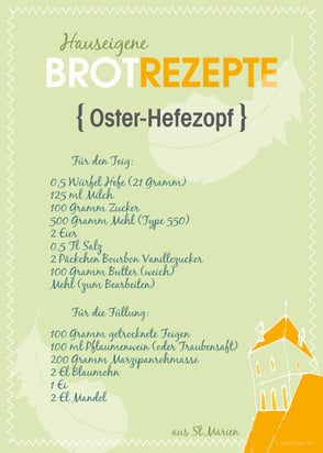 dieartige - Grafik | St. Marien Greifswald, Osterbrotrezepte 2017