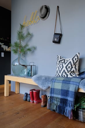 dieartige - "Na, dann kommt mal rein.." Winterdeko im Eingangsbereich