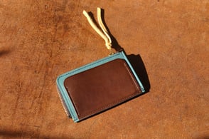 KUBIKI L-ZIP LINE MINI WALLET